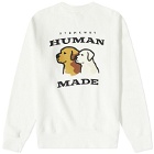 Human Made Men's Dogs Crew Sweat in White