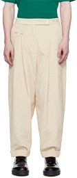 Cordera Beige Undyed Trousers