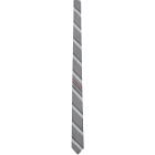 Thom Browne Grey Silk Stripe Snake Tie