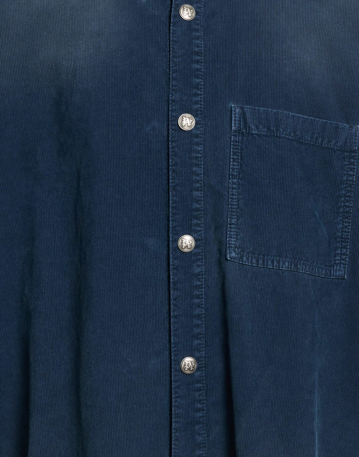 Palm Angels Mens Shirt in Navy