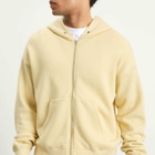 Visvim Men's Jumbo Fine Wool Hoodie in Yellow