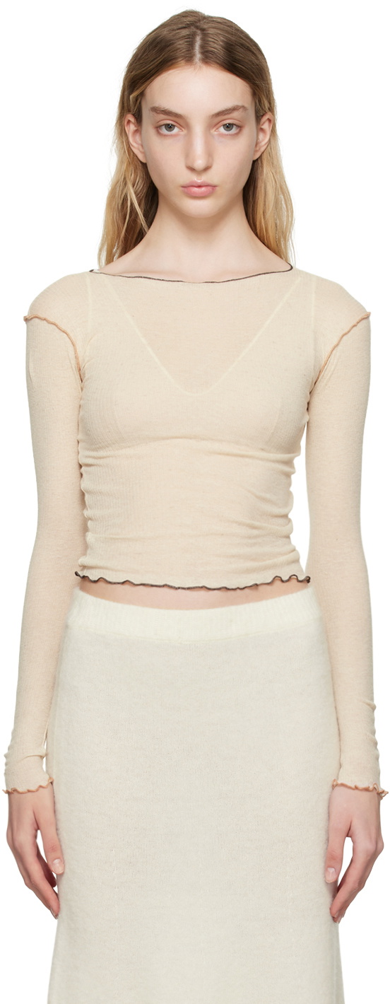 Baserange Vein Long Sleeve in Orange main image 0