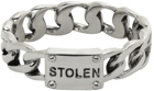 Stolen Girlfriends Club Silver Curb Slim Ring