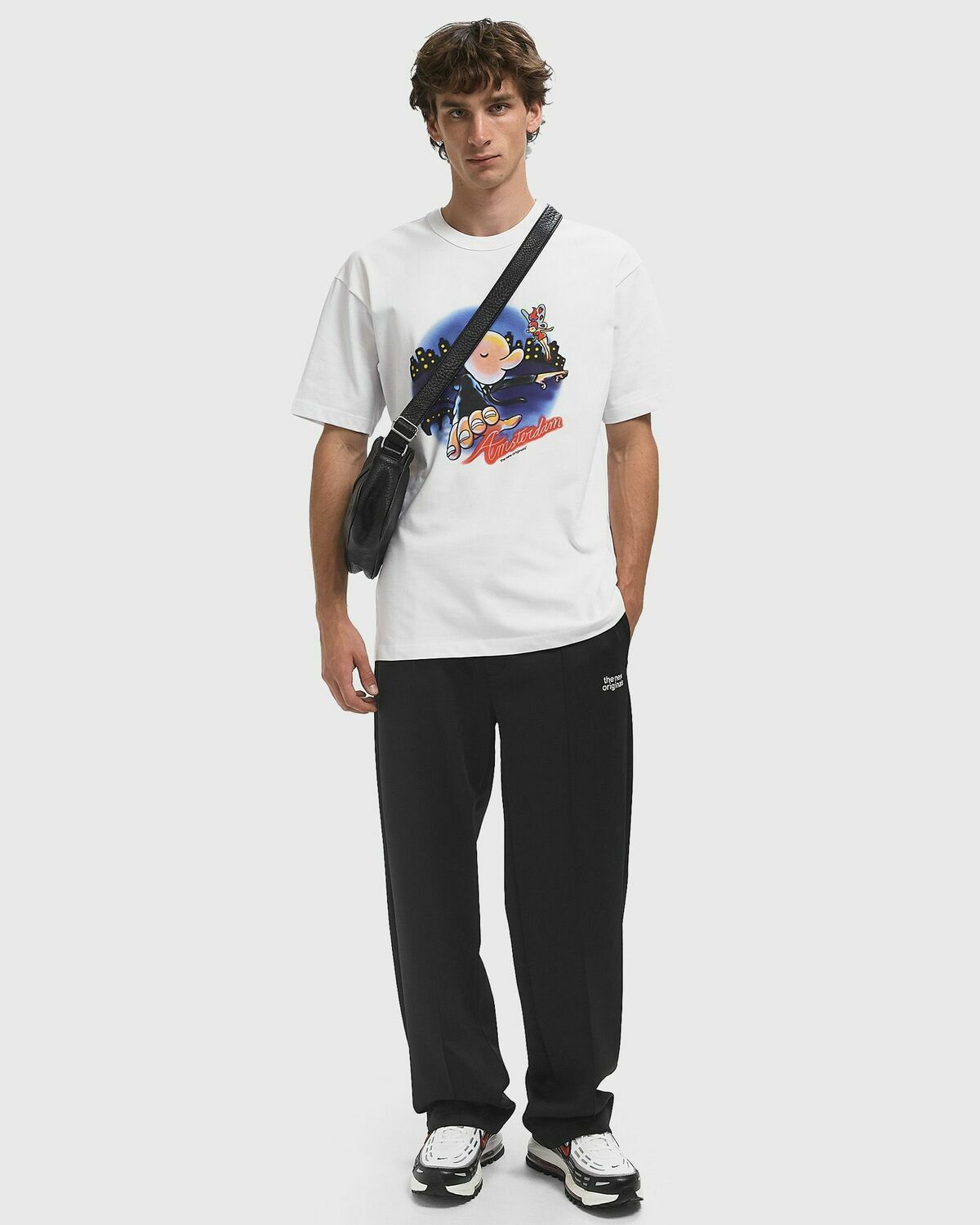The New Originals FLYING FREDDY TEE White Mens Shortsleefe