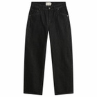Dime Men's Baggy Denim Pants in Black Washed