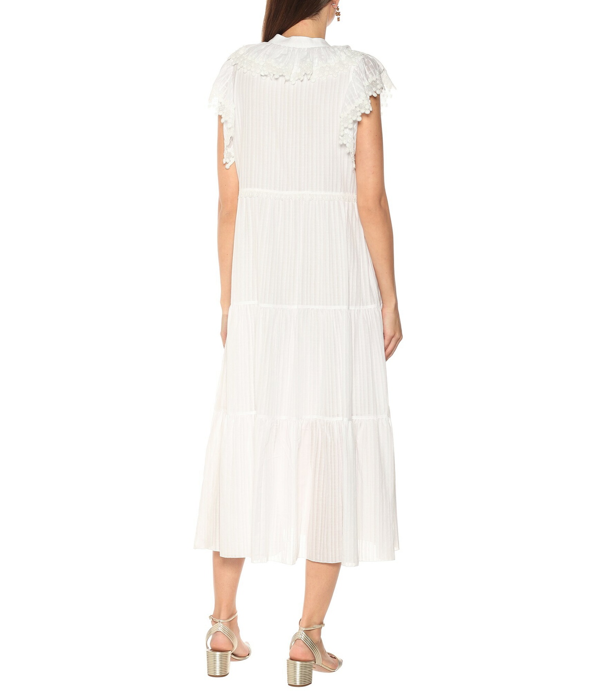 See By Chloe - Cotton-voile midi dress See by Chloe