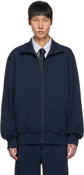 Comme des Garçons Homme Deux Navy Striped Track Jacket
