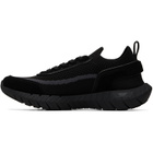 BOSS Black Suede Trims Sock Sneakers