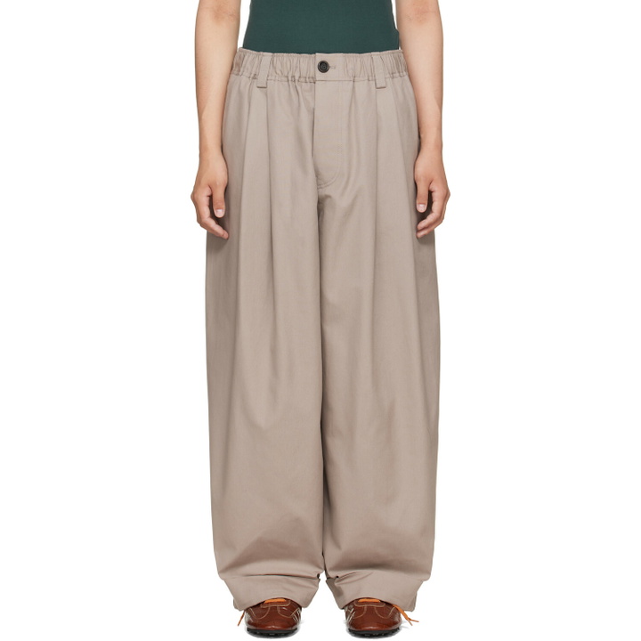 Photo: Marni Gray Pleated Trousers