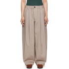 Marni Gray Pleated Trousers