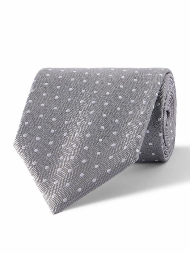 Photo: TOM FORD - 8cm Polka-Dot Silk Tie