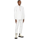 Valentino White Twill Trousers