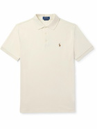 Polo Ralph Lauren - Logo-Embroidered Cotton Polo Shirt - Neutrals