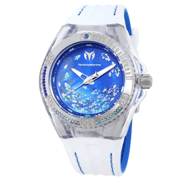 Photo: TechnoMarine Cruise Quartz Blue Dial Ladies Watch TM-125007
