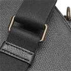 Coach Men's Crossbody Phone Pack in Black Crossgrain Leather