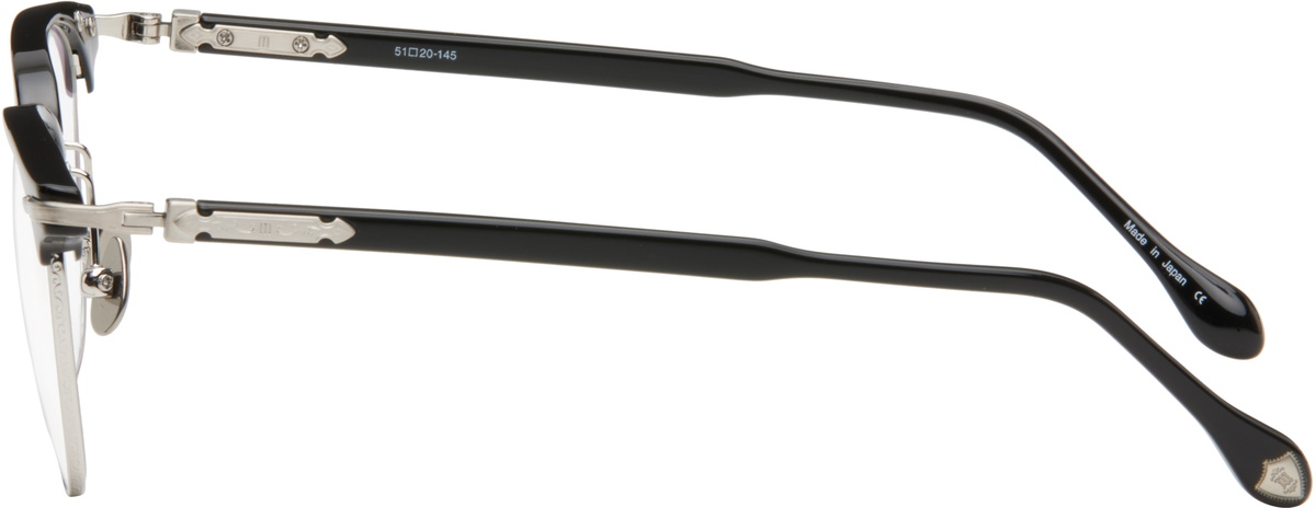 Matsuda Black & Silver M2048 Glasses Matsuda