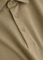Herno Cotton-jersey Polo Shirt Beige