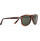 Persol - 714 Folding D-Frame Acetate Sunglasses - Men - Brown
