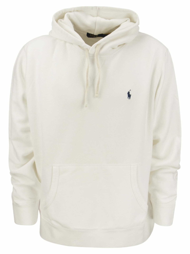 Photo: Ralph Lauren Cotton Blend Hoodie With Logo