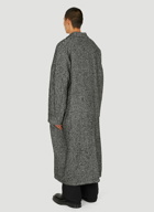 Houndstooth Coat in Grey