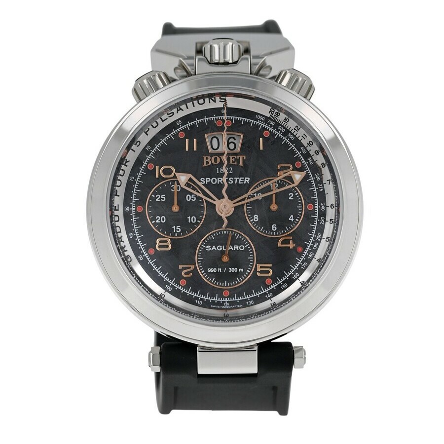 Bovet Sportster Chronograph Automatic Black Dial Mens Watch SP0485-MA