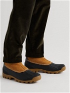 Quoddy - Shearling-Lined Suede and Rubber - Brown