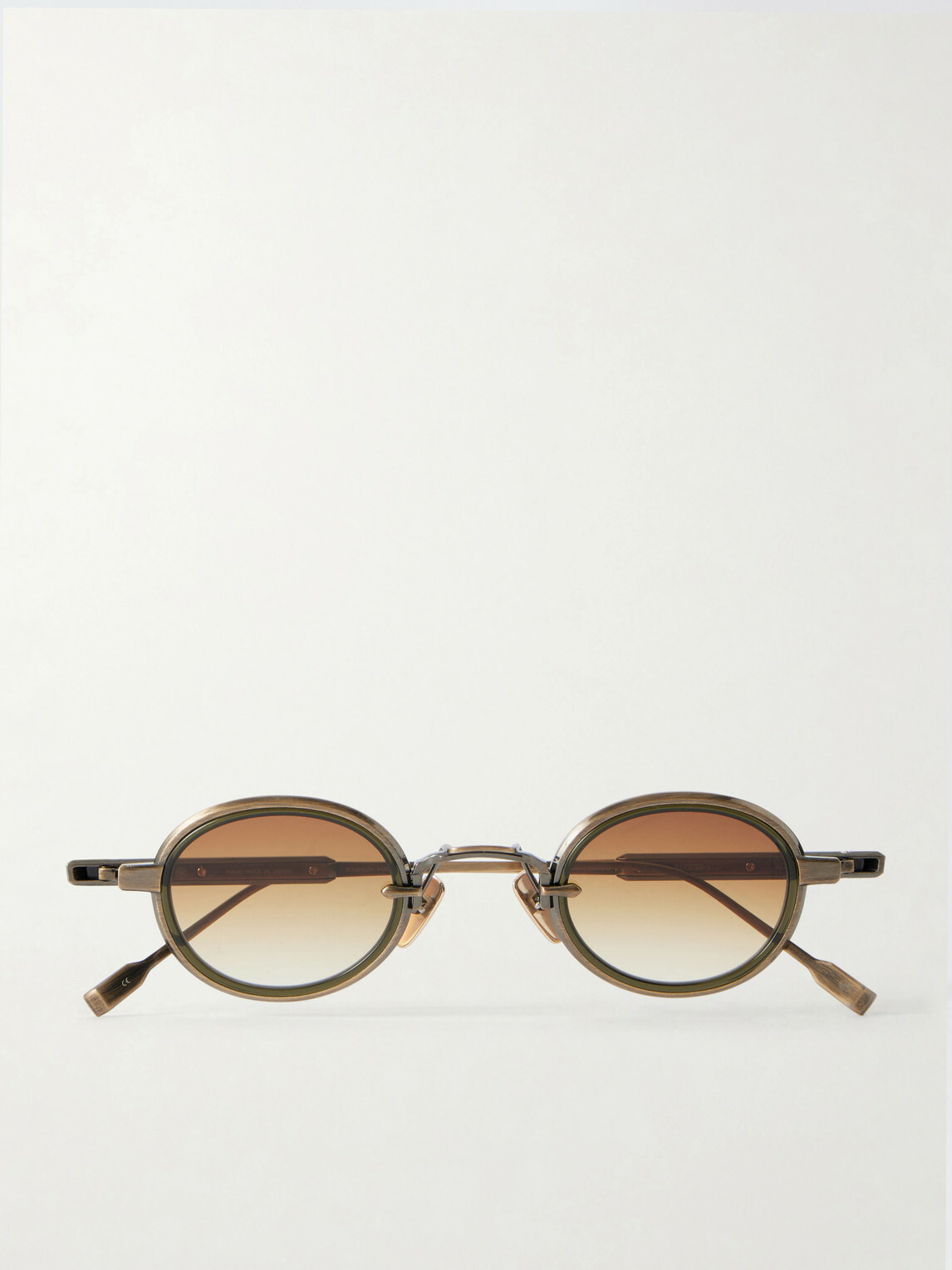 Sato - Algedi-T Round-Frame Titanium Sunglasses