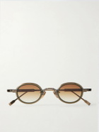 Sato - Algedi-T Round-Frame Titanium Sunglasses