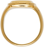 Dear Letterman SSENSE Exclusive Gold 'The Jari' Ring