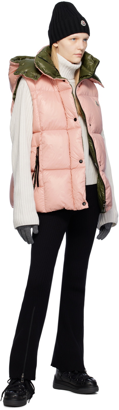 Moncler Pink Luzule Down Vest Moncler