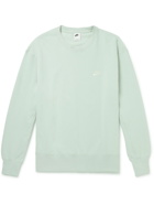 Nike - Logo-Embroidered Cotton-Jersey Sweatshirt - Green