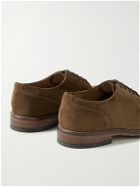 Grenson - Mac Suede Derby Shoes - Brown