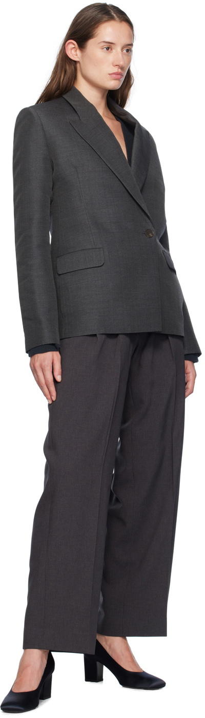 GIA STUDIOS Gray Cocoon Trousers