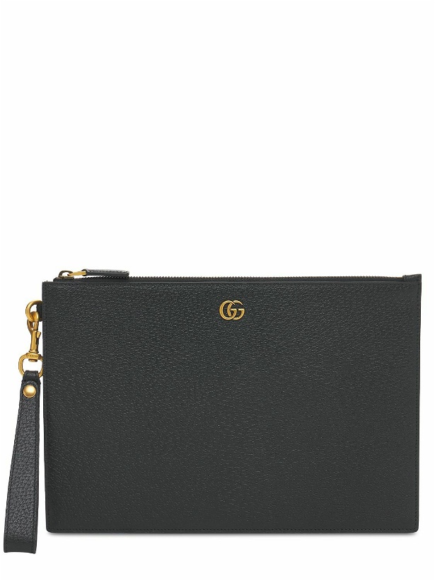 Photo: GUCCI - Gg Marmont Leather Pouch