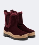 Bogner Arosa shearling-lined suede ankle boots