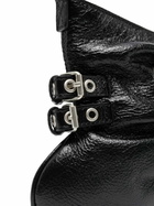 BLUMARINE - Butterfly Large Leather Shoulder Bag