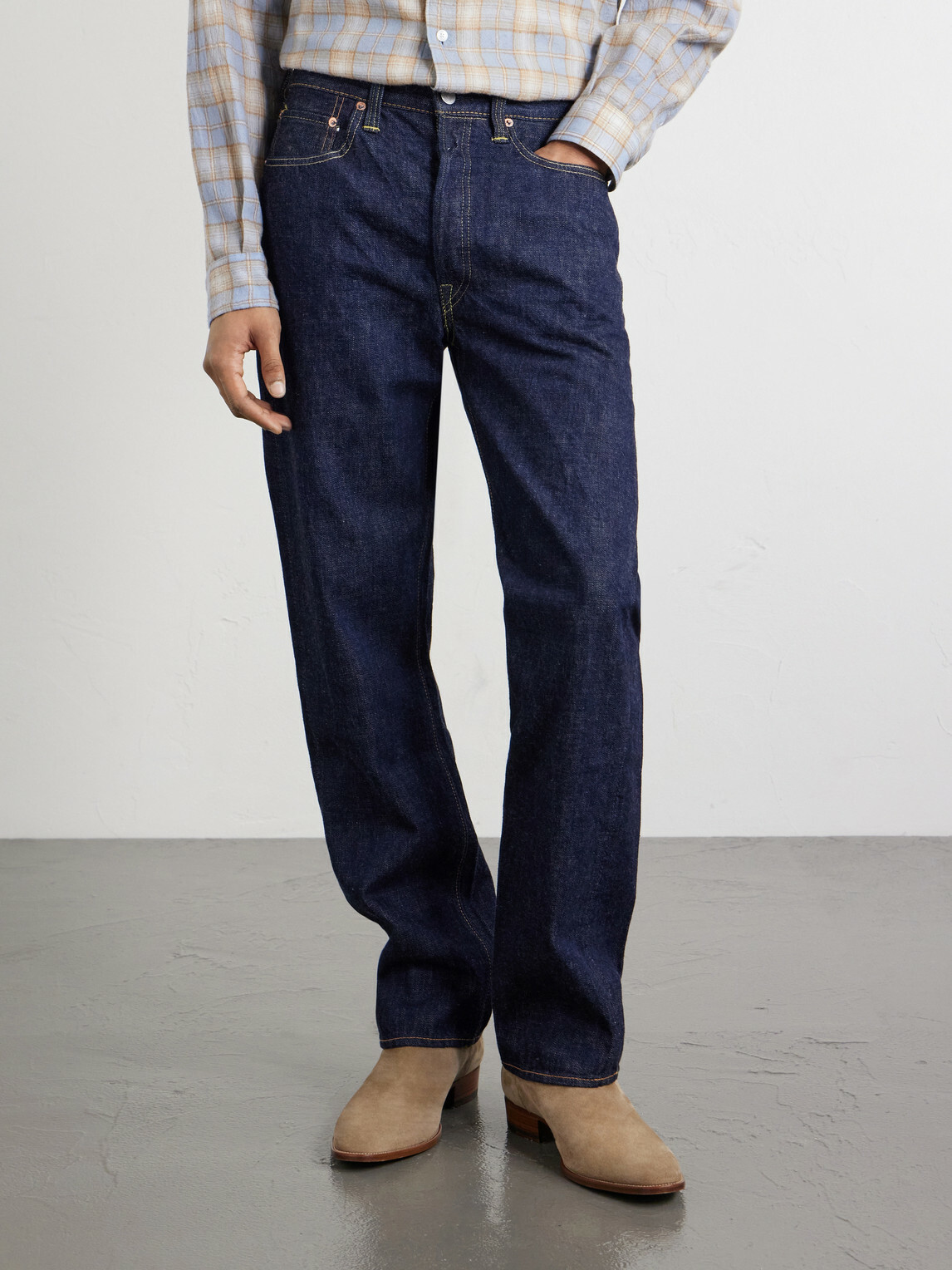 FULLCOUNT - 1101 Straight-Leg Selvedge Jeans - Blue