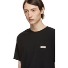 Nudie Jeans Black Daniel Logo T-Shirt