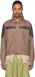 Kiko Kostadinov Brown Mcnamara Jacket