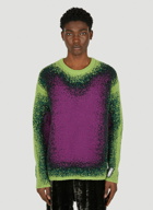Gradient Knit Sweater in Green