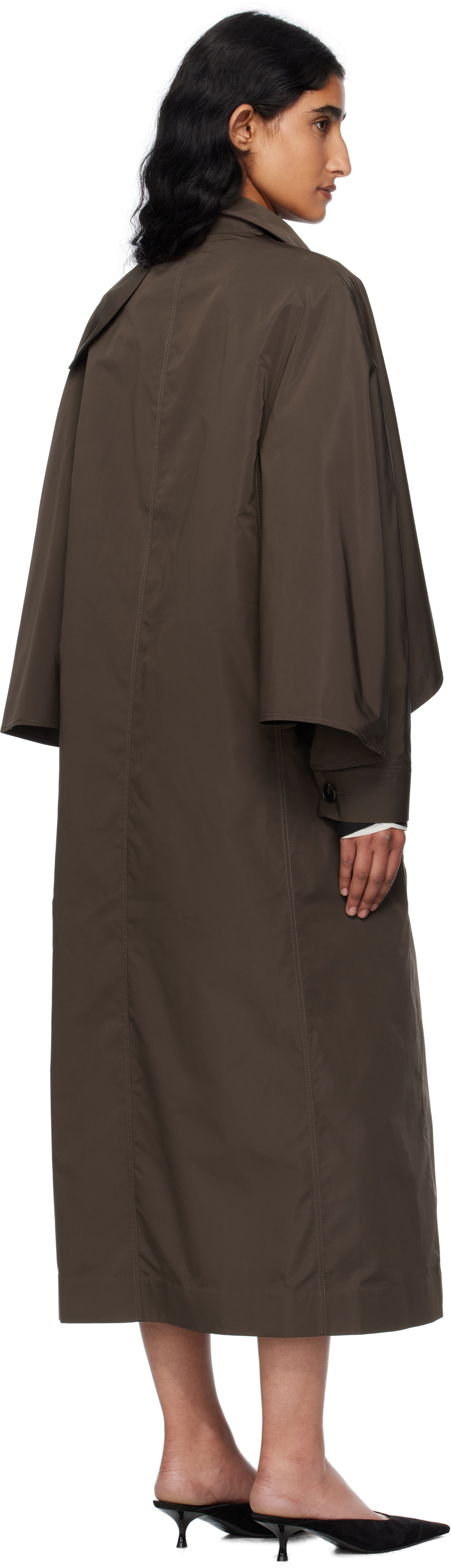 GIA STUDIOS Brown Etoffe Coat