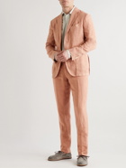 Boglioli - Straight-Leg Linen Suit Trousers - Pink