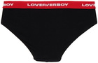 Charles Jeffrey Loverboy Two-Pack Black & Red Briefs