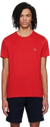 Lacoste Red Crewneck T-Shirt