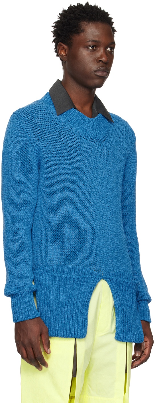 T/SEHNE SSENSE Exclusive Blue Sweater
