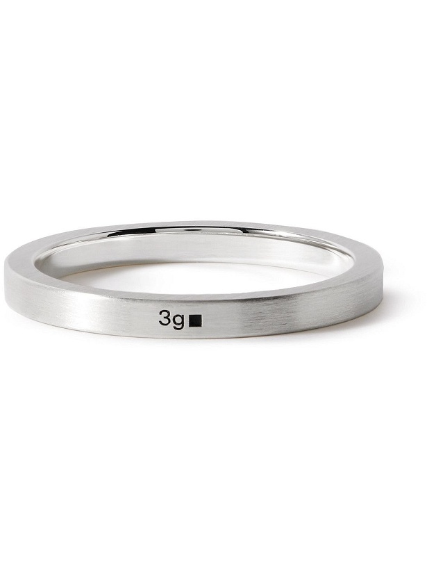 Photo: Le Gramme - Le 3 Brushed Sterling Silver Ring - Silver