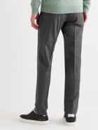 INCOTEX - Slim-Fit Wool Trousers - Gray