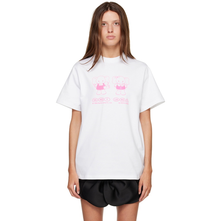 Photo: Sandy Liang White Peanut Boxy T-shirt