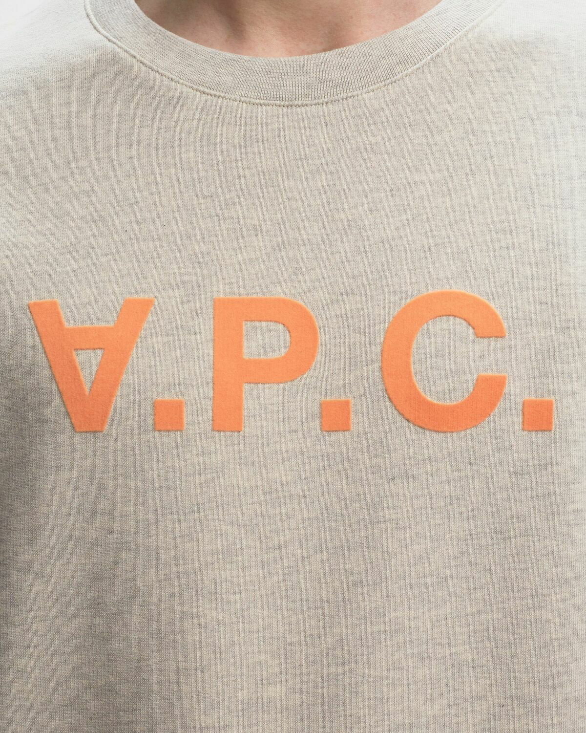 A.P.C. Sweat Vpc Bicolore H White - Mens - Sweatshirts A.P.C.
