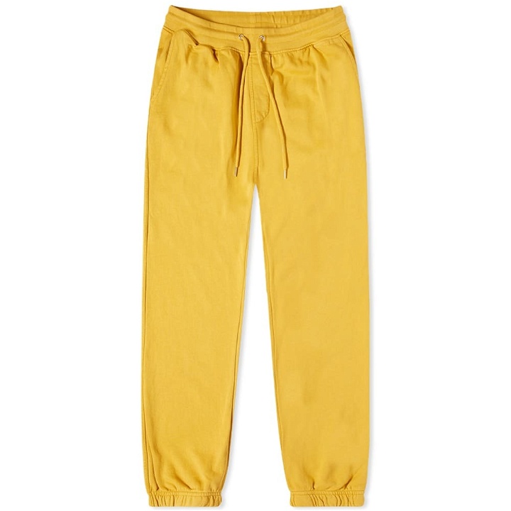 Photo: Colorful Standard Classic Organic Sweat Pant in Burned Yellow